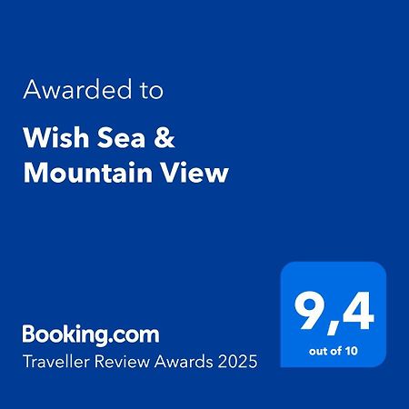 Wish Sea & Mountain View Villa Stalos Bagian luar foto