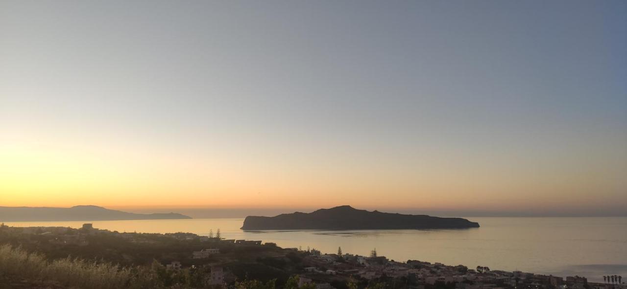 Wish Sea & Mountain View Villa Stalos Bagian luar foto